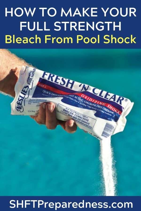 What Is Pool Shock Made Of