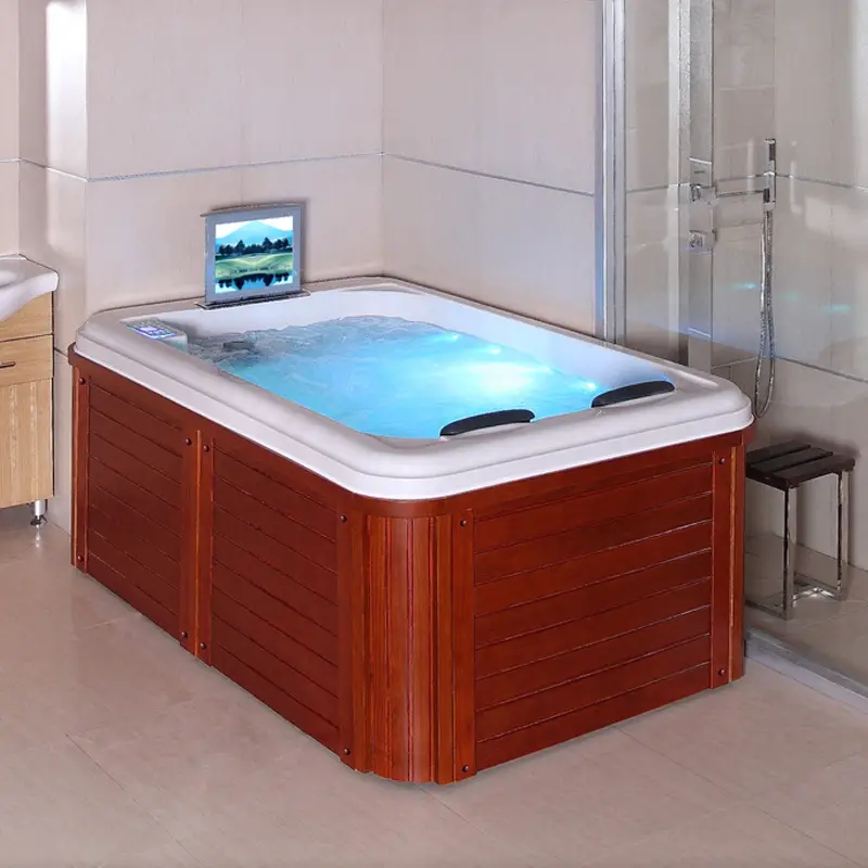 Hs Spa291y Mini 2 Person Indoor Wooden Hot Tub Buy Mini Indoor Hot 