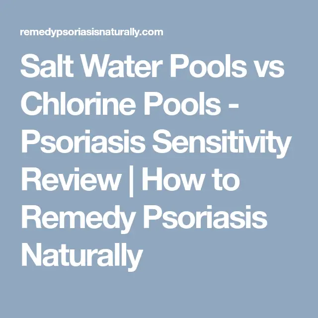 Does Salt Water Pools Help Eczema